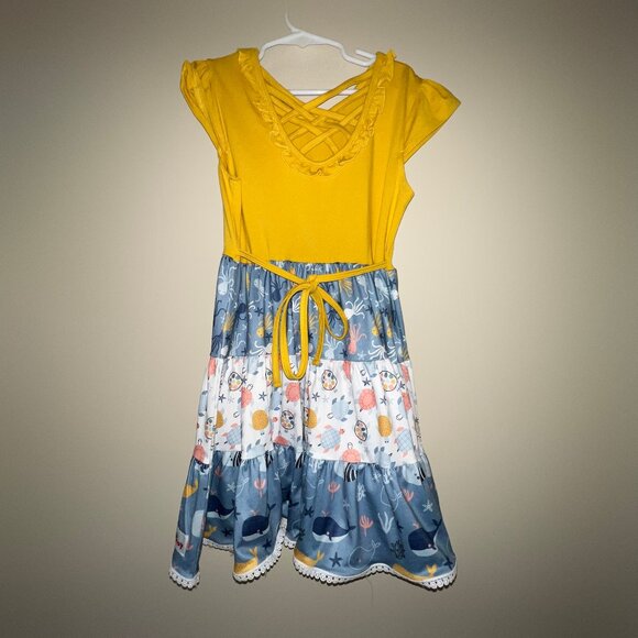 NWOT Chris N Missy Sea Beach Turtle Dress - Picture 2 of 5